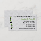 Modern Dots Chiropractic Business Card (Front/Back)