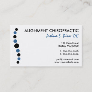 Chiropractic Doctors Business Cards Business Card Printing