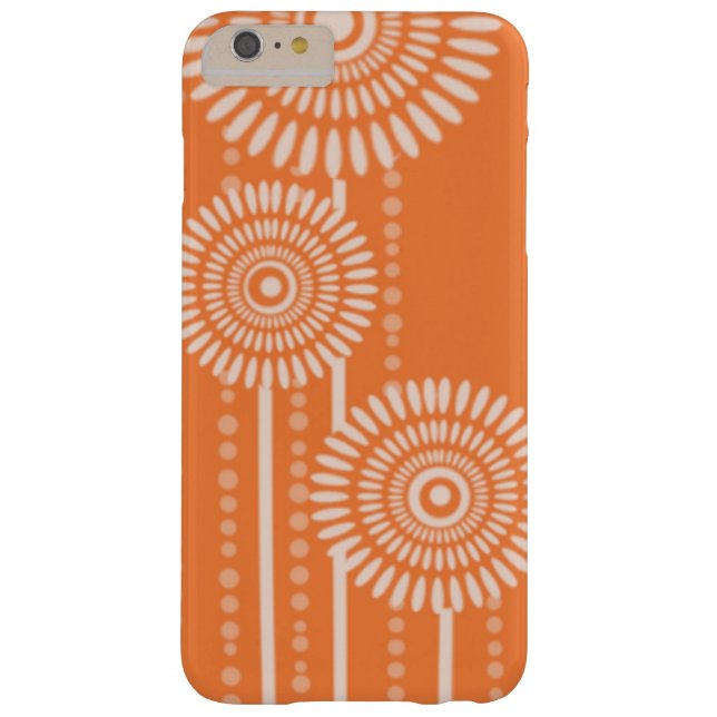 Modern Dots Flowers:Orange Case-Mate iPhone Case (Back)