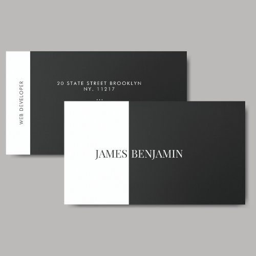 Modern double_sided  business card