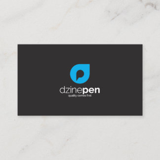 modern double sided business card