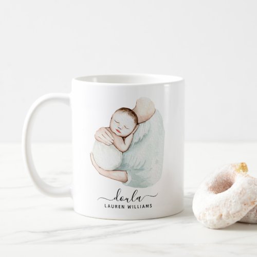 Modern Doula Midwife Birth Coach Pregnancy Simple Coffee Mug