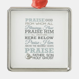 MODERN DOXOLOGY METAL ORNAMENT