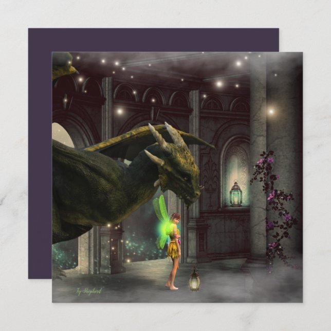 Modern Dragon and Fairy Fantasy (Front/Back)