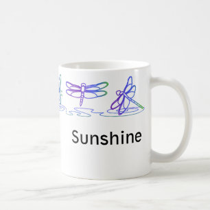 Modern Dragonfly Personalized Mug