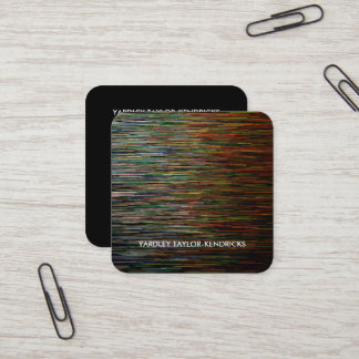 Modern Dramatic Abstract Black Business Card