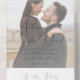 Modern Dramatic Script & Fading Photo Wedding All In One Invitation ...