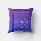 Modern Dream Bubbles Purple Cushions (Back)