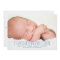 Modern Dream Two Photo Baby Boy Birth Announcement