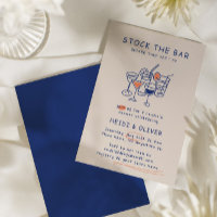 Modern Drink Sketch Stock The Bar Couples Shower