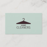 Modern Dry Cleaning Business Card at Zazzle