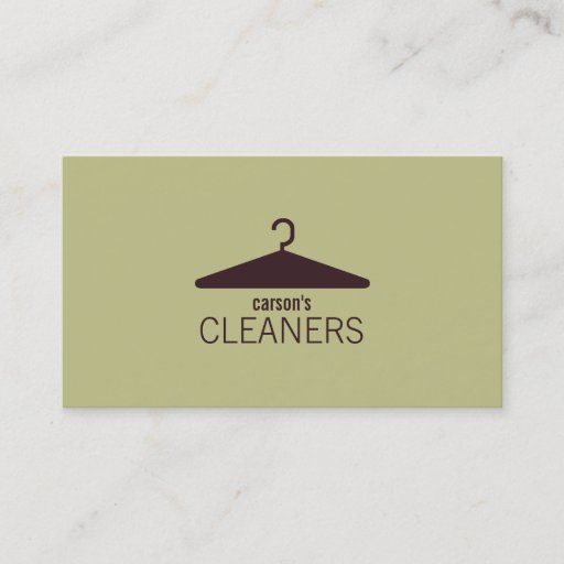 Customizable Modern Dry Cleaning Business Card Business Card Templates