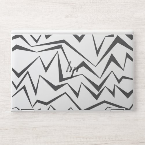Modern dynamic simple bold abstract graphic art HP laptop skin