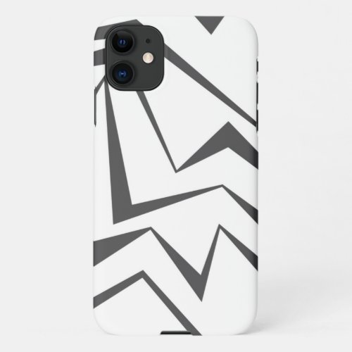 Modern dynamic simple bold abstract graphic art iPhone 11 case