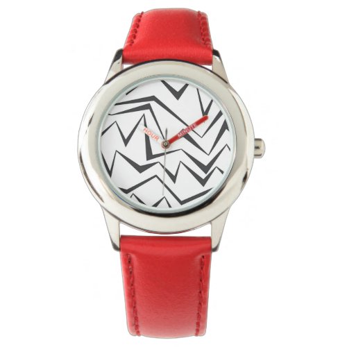 Modern dynamic simple bold abstract graphic art watch