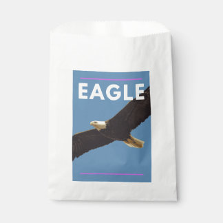 "Modern Eagle Design Favor Bag 