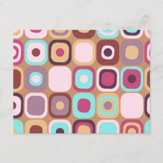 Modern Eames Rectangles 34 Postcard