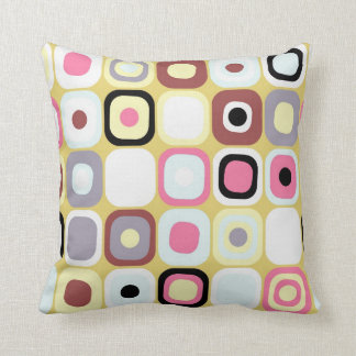 Modern Eames Rectangles 36 Throw Pillow