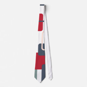 Modern Eames Rectangles 4 Neck Tie