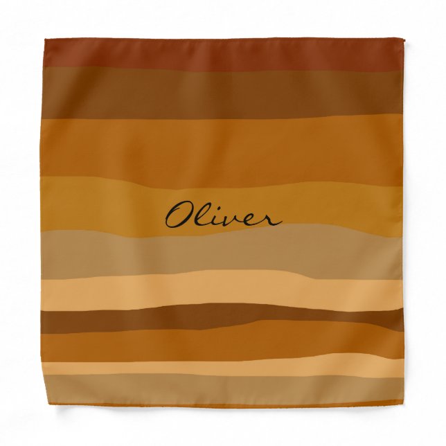 Modern Earth Tone Desert Bandana (Front)