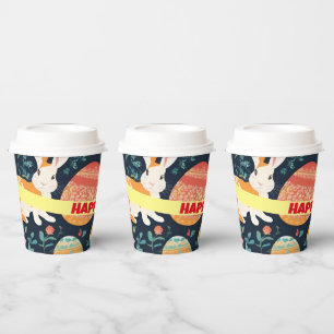 Modern Easter Bunny Collection Paper Cups