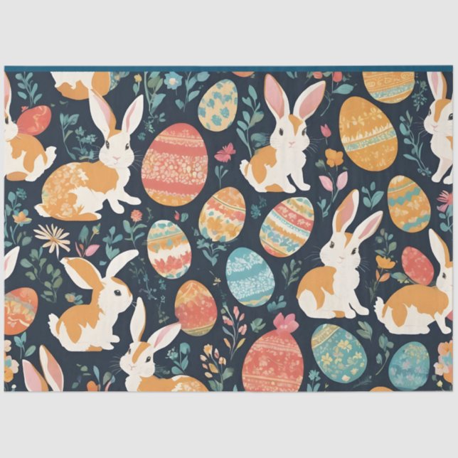 Modern Easter Bunny Collection Tissue Paper (Front)