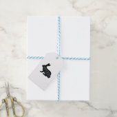 Modern Easter Bunny Gift Tag | Happy Easter (With Twine)
