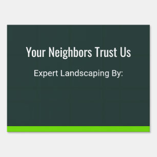 Modern Eco Friendly Professional Banner Sign