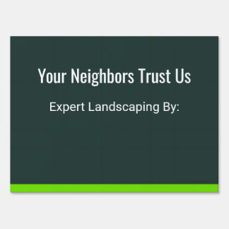 Modern Eco Friendly Professional Banner Sign