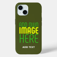 MODERN EDITABLE ARMY GREEN IMAGE TEXT TEMPLATE