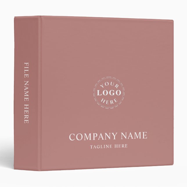 Modern Editable Binder with Custom Name Option (Front/Spine)