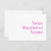 Modern Editable Business Name or First & Last Name (Front/Back)