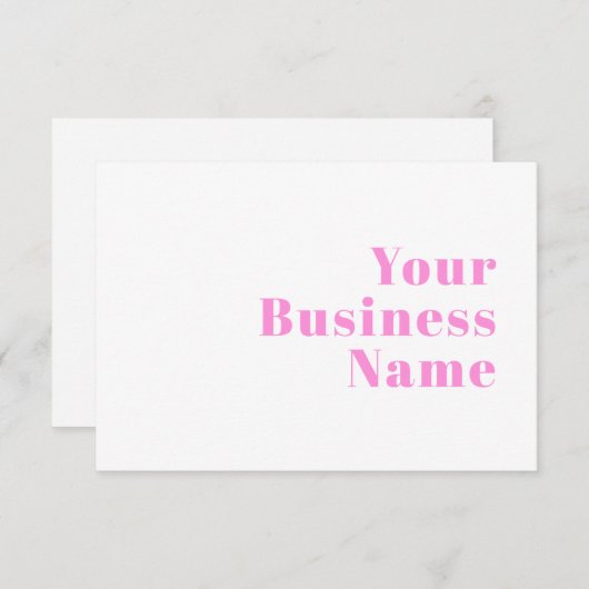 Modern Editable Business Name or First & Last Name (Front/Back)