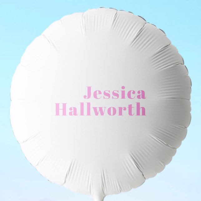 Modern Editable Business Name or First & Last Name Balloon (Creator Uploaded)