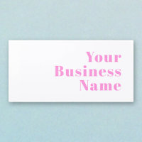 Modern Editable Business Name or First & Last Name