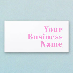 Modern Editable Business Name or First & Last Name Door Sign