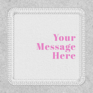 Modern Editable Business Name or First & Last Name Patch