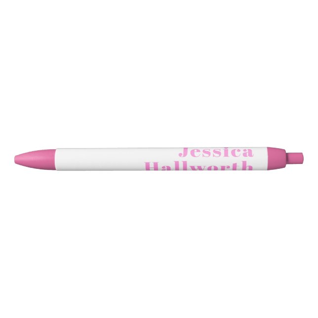 Modern Editable Business Name or First & Last Name Pen (Front)