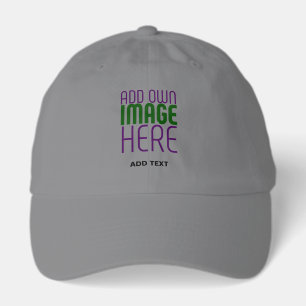 MODERN EDITABLE CUTE CHARCOAL IMAGE TEXT TEMPLATE HAT