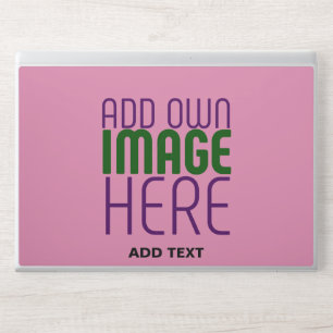 MODERN EDITABLE CUTE HOT PINK IMAGE TEXT TEMPLATE HP LAPTOP SKIN