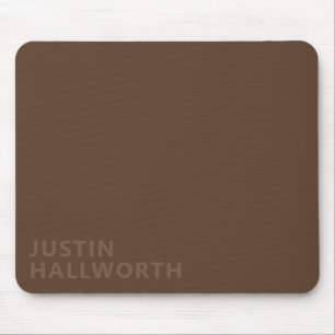Modern Editable Name Mouse Pad