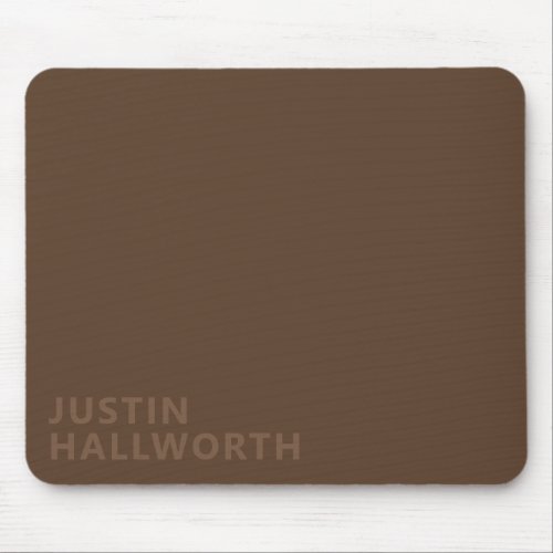 Modern Editable Name Mouse Pad