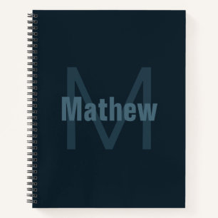 Modern Editable Name Notebook