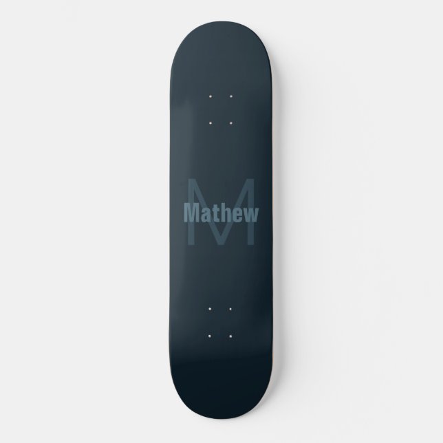 Modern Editable Name Skateboard (Front)