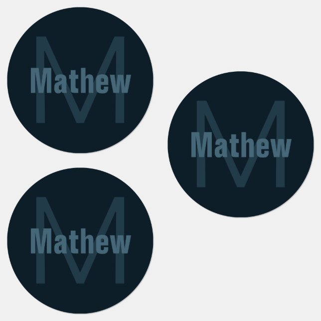 Modern Editable Name | Waterproof  Labels (Group)