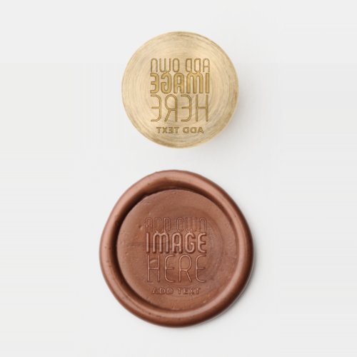 MODERN EDITABLE NO COLOUR NEUTRAL IMAGE TEMPLATE WAX SEAL STAMP