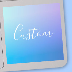 Modern Editable Script Writing   Colorful Ombre Sticker