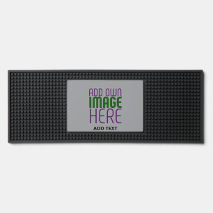 MODERN EDITABLE SIMPLE ASH IMAGE TEXT TEMPLATE BAR MAT 