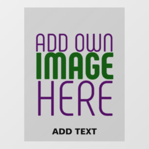 MODERN EDITABLE SIMPLE ASH IMAGE TEXT TEMPLATE FLOOR DECALS
