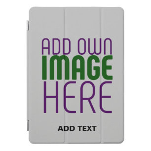 MODERN EDITABLE SIMPLE ASH IMAGE TEXT TEMPLATE iPad PRO COVER